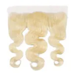 Virgin Platinum Russian Blonde Body Wave Lace Frontal