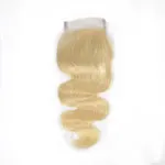 Virgin Platinum Russian Blonde Body Wave Lace Closure
